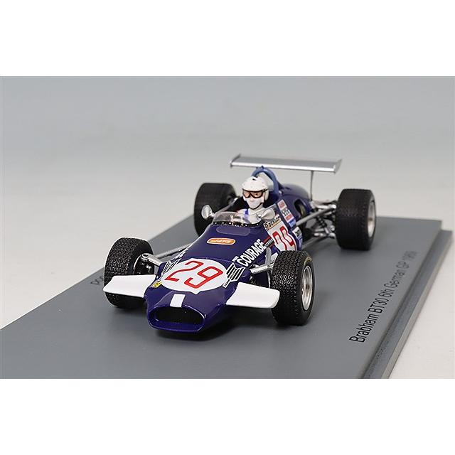 スパーク 1/43 ブラバム BT30 1969 F1 ドイツGP 6位 #29 R.アトウッド