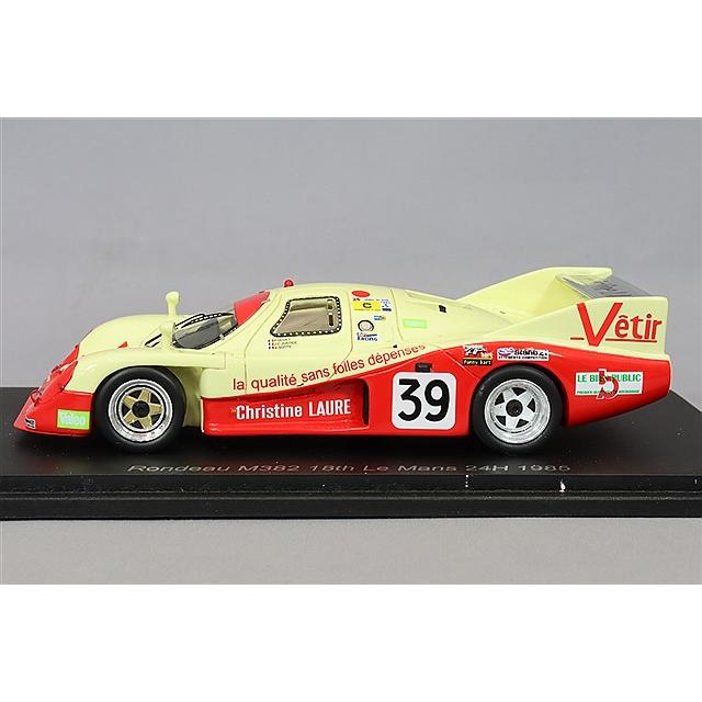 スパーク 1/43 ロンドー M382 1985 ルマン24H 18位 #39 B.ソッティ/J-C