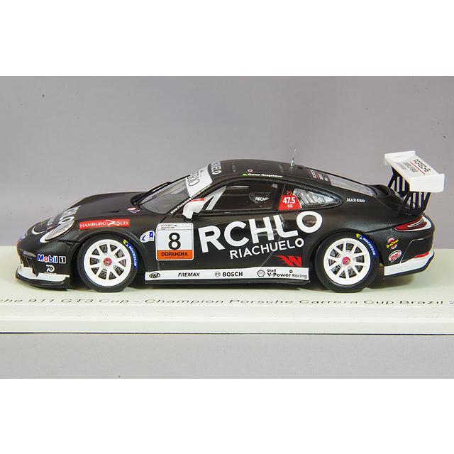 ミニカー/完成品 スパーク 1/43 ポルシェ 911 GT3 Cup 2018 ポルシェ カレラカップ ブラジル チャンピオン #8 W.ノイゲバウアーの画像