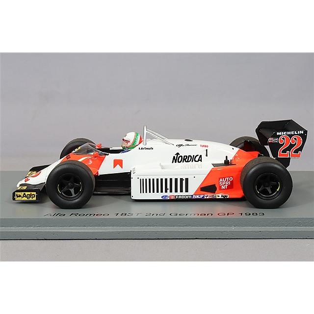 スパーク 1/43 アルファロメオ 183T 1983 F1 ドイツGP 2位 #22 A.d.