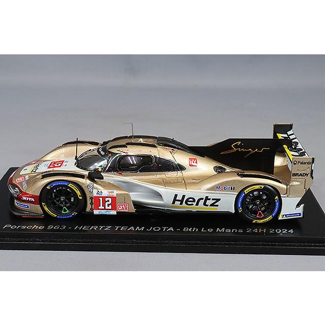 スパーク 1/43 ポルシェ 963 HERTZ チーム イオタ 2024 ルマン24H 8位