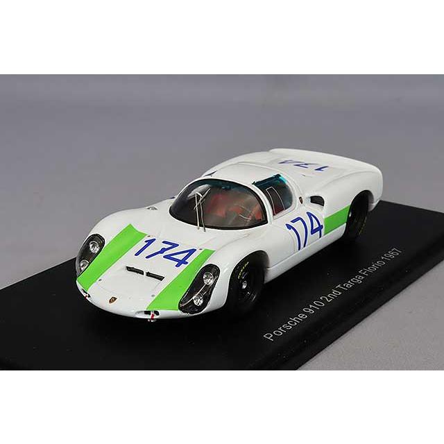 ミニカー/完成品 スパーク 1/43 ポルシェ 910/6 #174 2位 タルガフローリオ 1967 L.Cella/G.Biscaldi | 