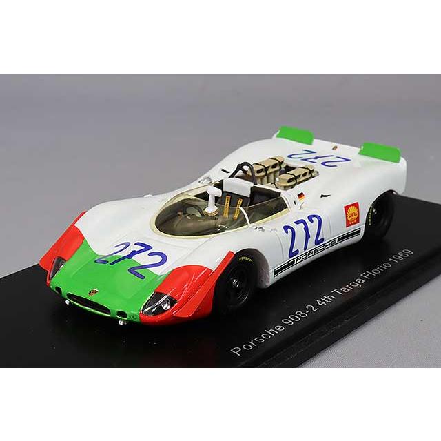 ミニカー/完成品 スパーク 1/43 ポルシェ 908-2 1969 タルガフローリオ 