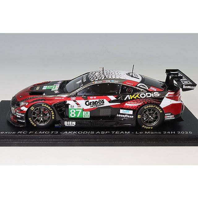 スパーク 1/43 レクサス RC F LMGT3 アコーディスASPチーム 2025 ルマン24H #87 R.ウンブラレスク/J-M.ロペス/C.シュミット |  | 01