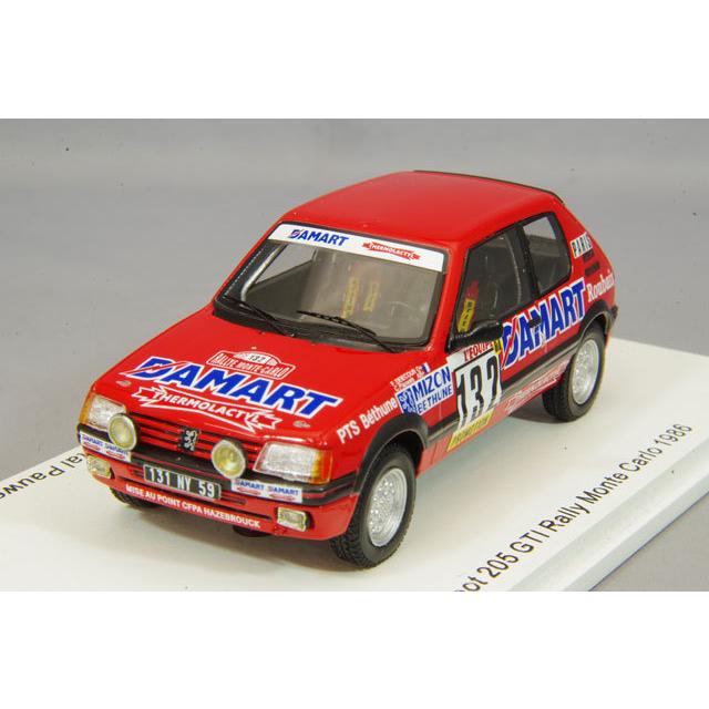 ミニカー/完成品 スパーク 1/43 プジョー 205 GTI 1986 ラリー