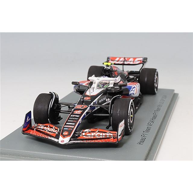 ミニカー Haas F1 Team VF24 8th US GP 2024 スパーク 1/43 ハース F1チーム VF24 2024 F1 アメリカGP 8位 #27 N