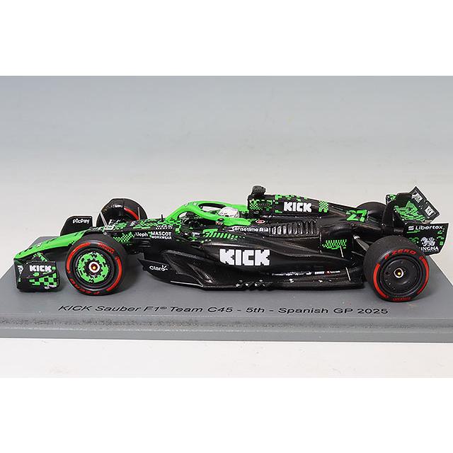 PMA 1/43 KICK SAUBER F1 ヒュルケンベルグ 2025 3位 スパーク 1/43 キック ザウバー C45 No.27 2025 F1 イギリスGP 3位 N