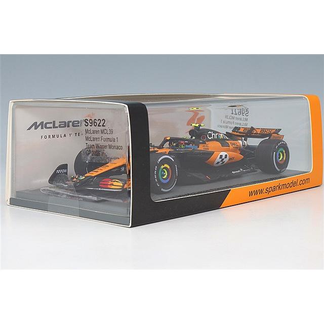 スパーク 1/43 マクラーレン MCL39 2025 F1 モナコGP ウィナー #4 L