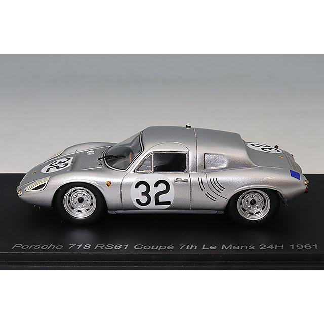 スパーク 1/43 ポルシェ 718 RS61 クーペ 1961 ルマン24H 7位 #32 E