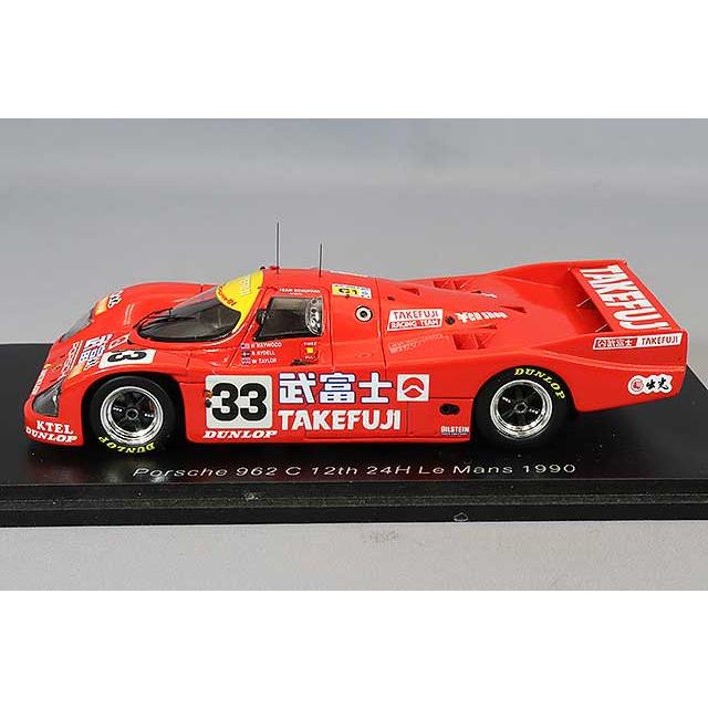 ミニカー/完成品 スパーク 1/43 ポルシェ 962 C 武富士 1990 ルマン24H