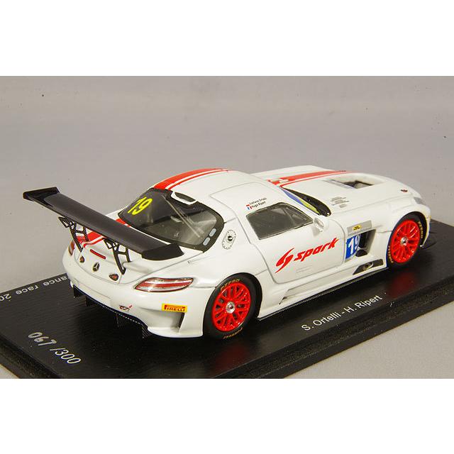 ミニカー/完成品 スパーク 1/43 メルセデスベンツ SLS AMG GT3 2018 ズーハイ サーキット 600km 耐久レース #19 S.オルテリ/H.Ripertの画像