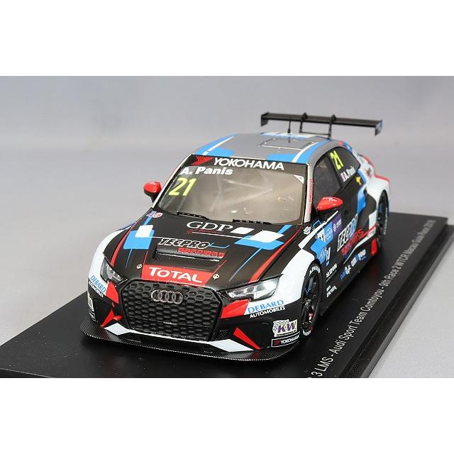 ミニカー/完成品 スパーク ナショナルモデル 1/43 アウディ RS3 LMS アウディ スポーツ コムトゥユー 2018 WTCR マカオ ギア レース レース2 9位 #21 A.パニス | 