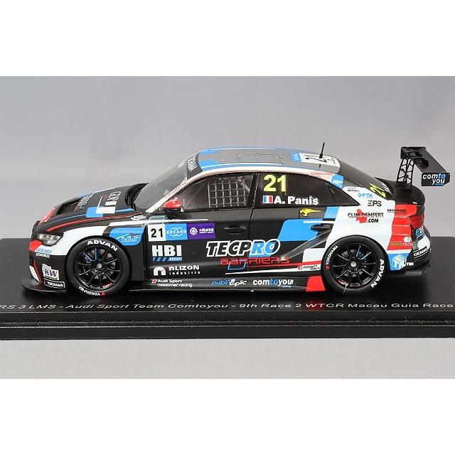 ミニカー/完成品 スパーク ナショナルモデル 1/43 アウディ RS3 LMS アウディ スポーツ コムトゥユー 2018 WTCR マカオ ギア レース レース2 9位 #21 A.パニス |  | 01