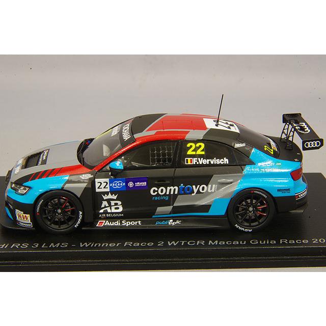 ミニカー/完成品 スパーク ナショナルモデル 1/43 アウディ RS 3 LMS 2018 WTCR マカオ ギア レース レース2 ウィナー #22 F.ヴェルビッシュ |  | 01