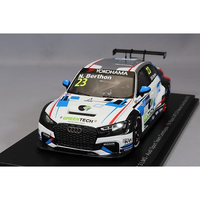 ミニカー/完成品 スパーク ナショナルモデル 1/43 アウディ RS3 LMS アウディ スポーツ コムトゥユー 2018 WTCR マカオ ギア レース レース2 7位 #23 N.ベルトン | 