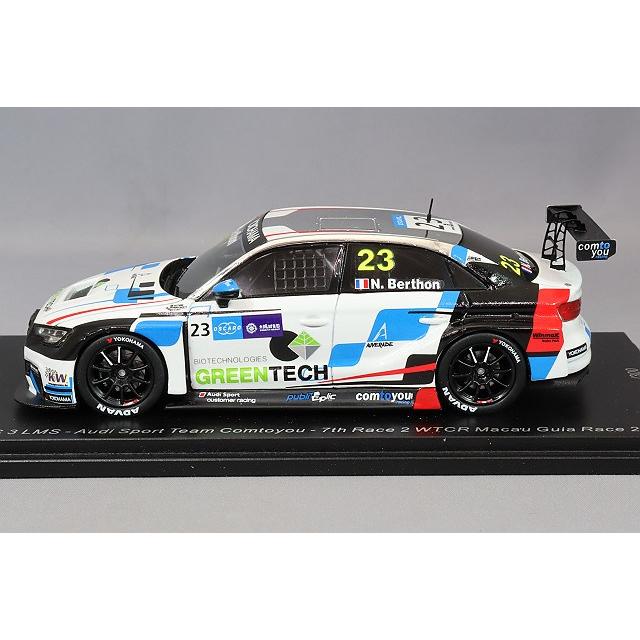 ミニカー/完成品 スパーク ナショナルモデル 1/43 アウディ RS3 LMS アウディ スポーツ コムトゥユー 2018 WTCR マカオ ギア レース レース2 7位 #23 N.ベルトン |  | 01