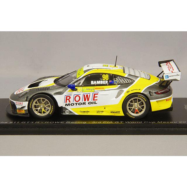 ミニカー/完成品 スパーク ナショナルモデル 1/43 ポルシェ 911 GT3 R ROWE 2019 FIA GT ワールドカップ マカオ 3位 #98 E.バンバーの画像