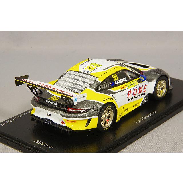 ミニカー/完成品 スパーク ナショナルモデル 1/43 ポルシェ 911 GT3 R ROWE 2019 FIA GT ワールドカップ マカオ 3位 #98 E.バンバーの画像