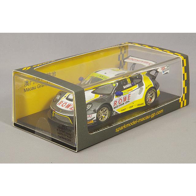ミニカー/完成品 スパーク ナショナルモデル 1/43 ポルシェ 911 GT3 R ROWE 2019 FIA GT ワールドカップ マカオ 3位 #98 E.バンバーの画像