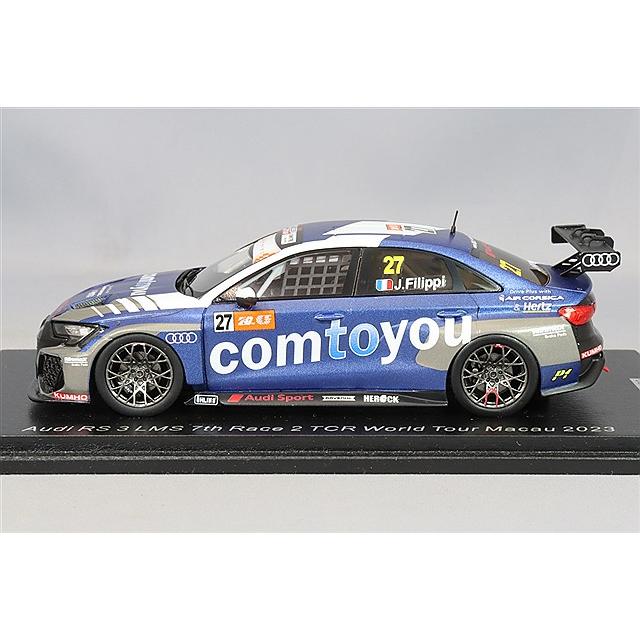 スパーク 1/43 アウディ RS3 LMS 2023 TCR ワールドツアー マカオ レース2 7位 #127 J.フィリッピ |  | 01