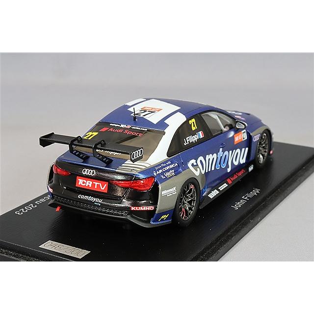 スパーク 1/43 アウディ RS3 LMS 2023 TCR ワールドツアー マカオ レース2 7位 #127 J.フィリッピ |  | 02