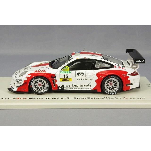 ミニカー/完成品 FACH AUTO TECH特注 スパーク 1/43 ポルシェ 911 GT3 R 2012 ADAC GTマスターズ #15 S.Dolenc / M.Raggingerの画像