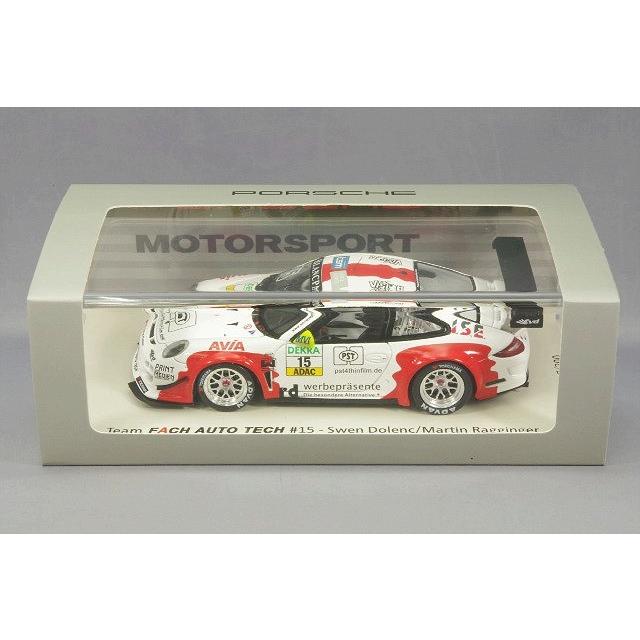 ミニカー/完成品 FACH AUTO TECH特注 スパーク 1/43 ポルシェ 911 GT3 R 2012 ADAC GTマスターズ #15 S.Dolenc / M.Raggingerの画像
