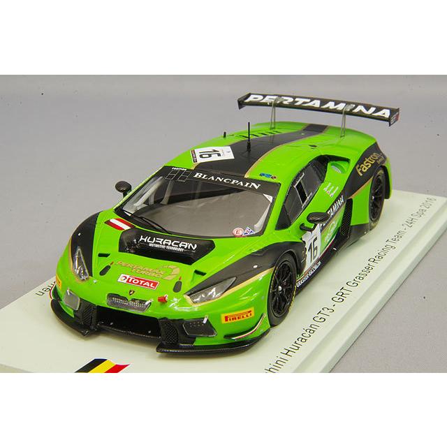 ミニカー/完成品 スパーク ナショナルモデル 1/43 ランボルギーニ ウラカン GT3 #16 スパ24H 2016 M.ボルトロッティ/J.ブリークモーレン/ R.Ineichen
