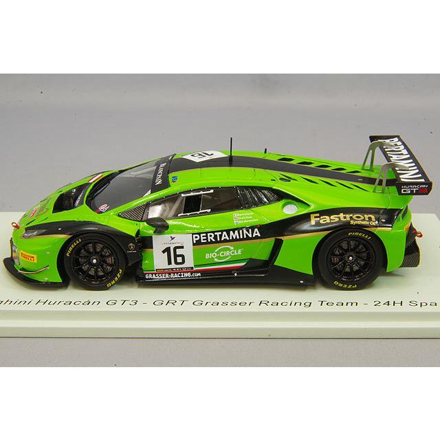 ミニカー/完成品 スパーク ナショナルモデル 1/43 ランボルギーニ ウラカン GT3 #16 スパ24H 2016 M.ボルトロッティ/J.ブリークモーレン/ R.Ineichenの画像