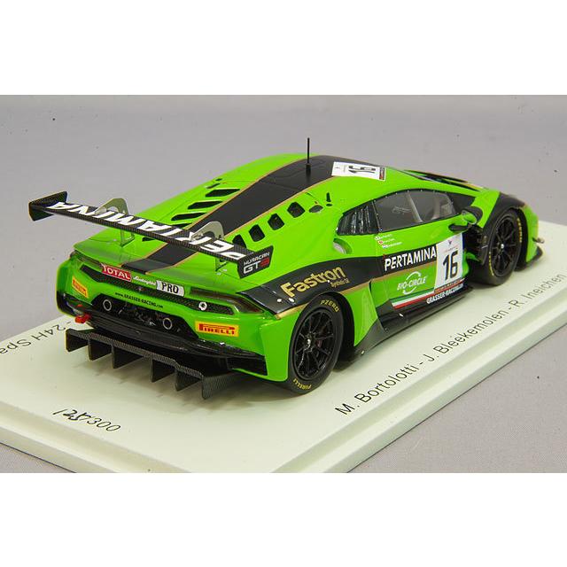 ミニカー/完成品 スパーク ナショナルモデル 1/43 ランボルギーニ ウラカン GT3 #16 スパ24H 2016 M.ボルトロッティ/J.ブリークモーレン/ R.Ineichenの画像