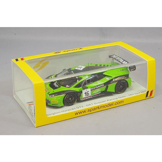 ミニカー/完成品 スパーク ナショナルモデル 1/43 ランボルギーニ ウラカン GT3 #16 スパ24H 2016 M.ボルトロッティ/J.ブリークモーレン/ R.Ineichenの画像
