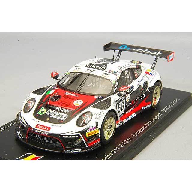 スパーク ナショナルモデル 1/43 ポルシェ 911 GT3 R "ダイナミック モータースポーツ" 2020 スパ24H #56 A.De Leener/M.O.Pedersen/A.Rizzoli/C.Sbirrazzuoli | 