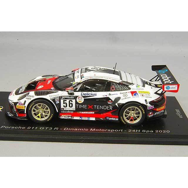 スパーク ナショナルモデル 1/43 ポルシェ 911 GT3 R "ダイナミック モータースポーツ" 2020 スパ24H #56 A.De Leener/M.O.Pedersen/A.Rizzoli/C.Sbirrazzuoli |  | 05