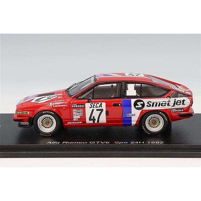 アルファロメオ　スパイダー　1/43 スパーク 1/43 アルファロメオ GTV6 1982 スパ24H #47 R.V.Hove / D