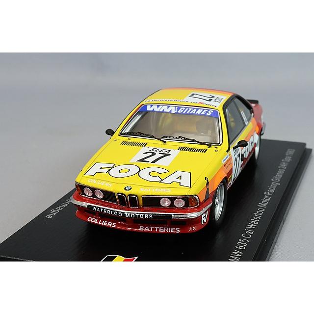 スパーク ナショナルモデル 1/43 BMW 635 CSI "ジタン" 1983 スパ24H #27 F.エスノー/P-F.ルースロ/P.Dermagne | 