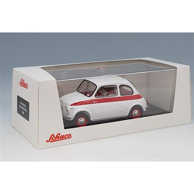 シュコー 1/18 フィアット 500 スポーツ 1958 ホワイト 【レジン製