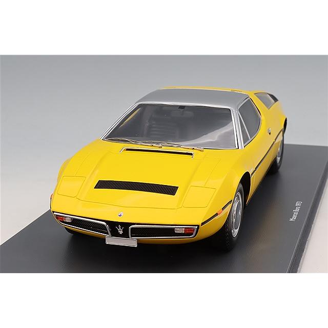 シュコー 1/18 マセラティ ボーラ 1971 イエロー 【レジン製