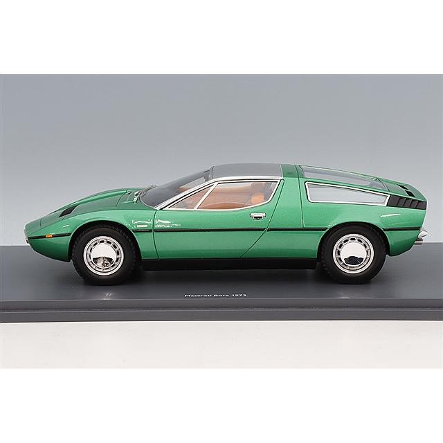 シュコー 1/18 マセラティ ボーラ 1971 ライトメタリックグリーン