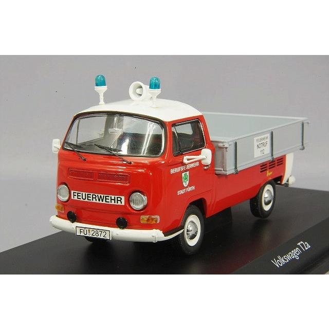 ミニカー/完成品 シュコー 1/43 フォルクスワーゲン T2a ピックアップ フュルト市消防隊