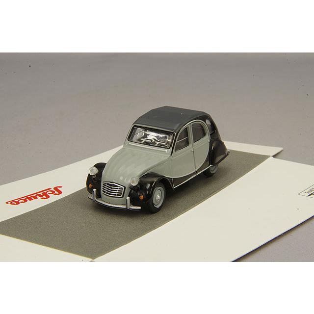 ミニカー/完成品 シュコー 1/64 シトロエン 2CV グレー/ブラック