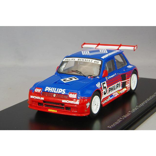 ミニカー/完成品 スパーク ナショナルモデル 1/43 ルノー 5 マキシ ターボ 1987 スーパープロダクション #5 J-L.ブスケ