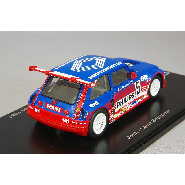 ミニカー/完成品 スパーク ナショナルモデル 1/43 ルノー 5 マキシ ターボ 1987 スーパープロダクション #5 J-L.ブスケの画像