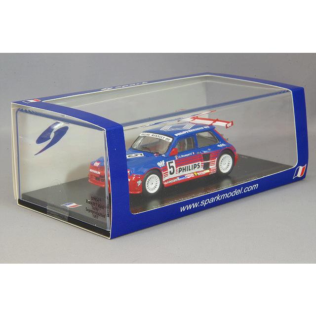 ミニカー/完成品 スパーク ナショナルモデル 1/43 ルノー 5 マキシ ターボ 1987 スーパープロダクション #5 J-L.ブスケの画像