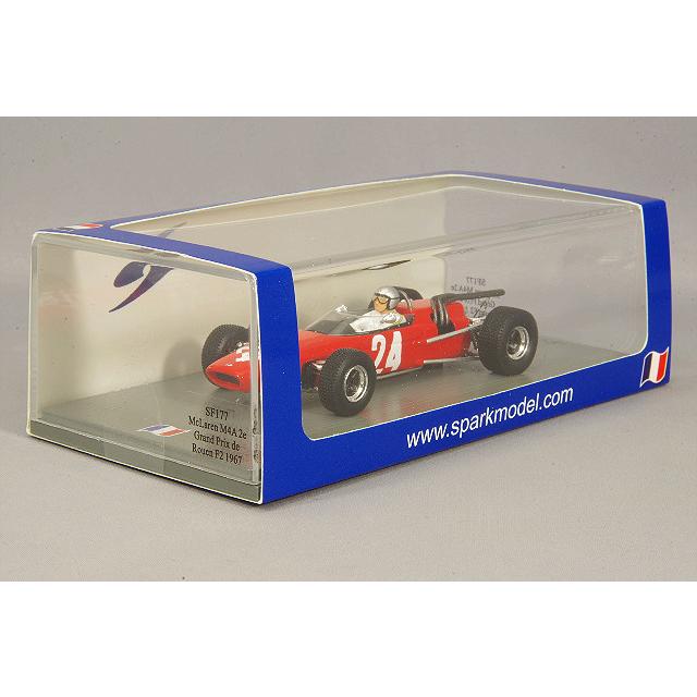 ミニカー/完成品 スパーク ナショナルモデル 1/43 マクラーレン M4A 1967 F2 2e ルーアンGP #24 B.マクラーレンの画像