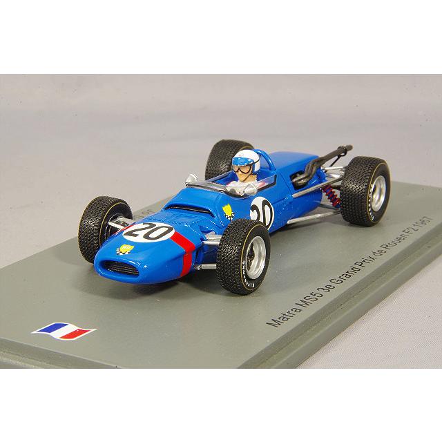 ミニカー/完成品 スパーク ナショナルモデル 1/43 マトラ MS5 1967 F2 ルーアンGP 3位 #20 J.シュレッサー
