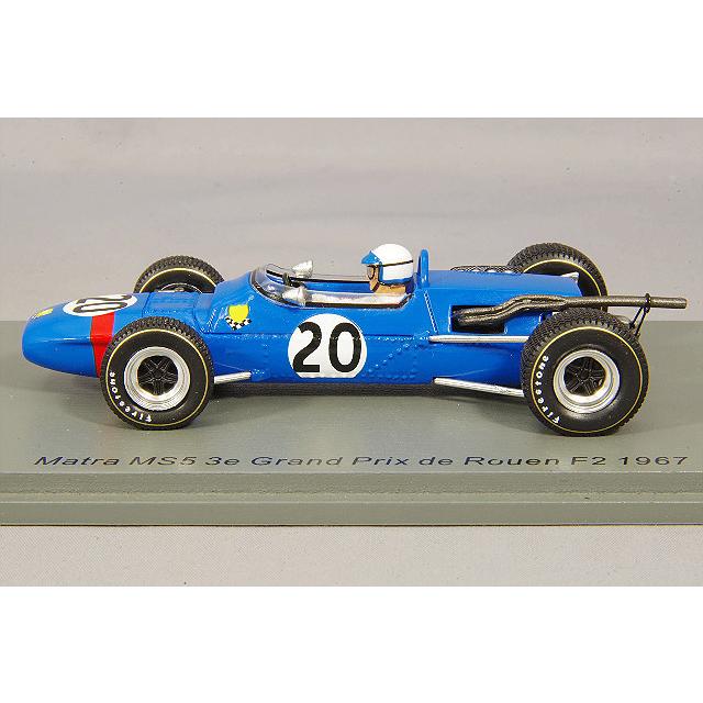 ミニカー/完成品 スパーク ナショナルモデル 1/43 マトラ MS5 1967 F2 ルーアンGP 3位 #20 J.シュレッサーの画像
