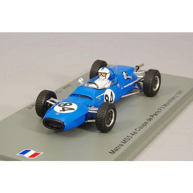 ミニカー/完成品 スパーク ナショナルモデル 1/43 マトラ MS5 1967 F3 4e パリカップ モンテリ #84 J-C.Guenard