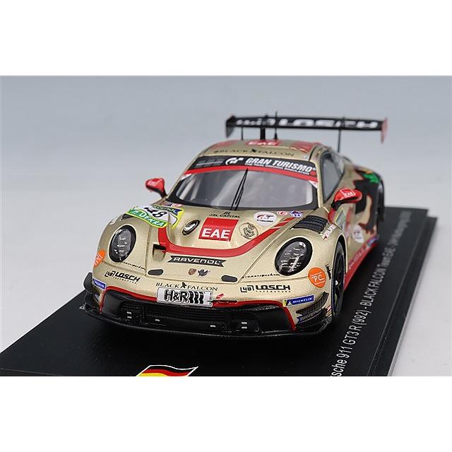 スパーク 1/43 ポルシェ 911 GT3R (992) ブラックファルコン Team EAE