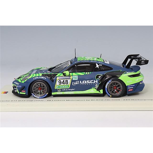 スパーク 1/43 ポルシェ 911 GT3 Cup (992) 48 LOSCH by BLACK FALCON