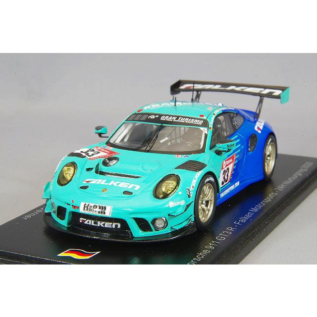 スパーク ナショナルモデル 1/43 ポルシェ 911 GT3R "ファルケン" 2020 ニュル24H #33 K.バッハラー/S.ミューラー/C.エンゲルハート/D.ヴェルナー｜kidbox